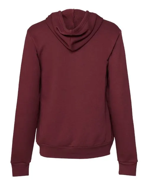 BELLA   CANVAS Sponge Fleece Hoodie 3719 Maroon