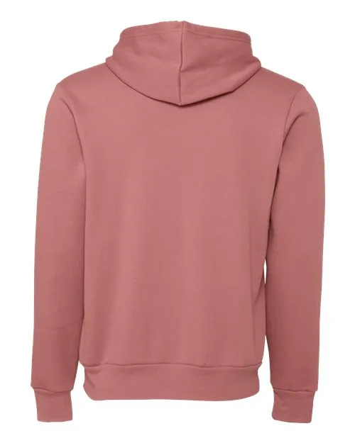 BELLA   CANVAS Sponge Fleece Hoodie 3719 Maroon