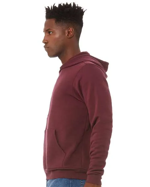 BELLA   CANVAS Sponge Fleece Hoodie 3719 Maroon