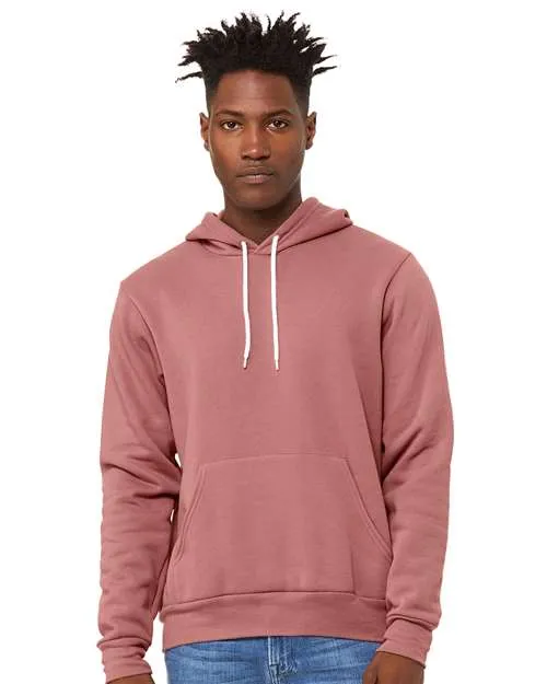 BELLA   CANVAS Sponge Fleece Hoodie 3719 Maroon