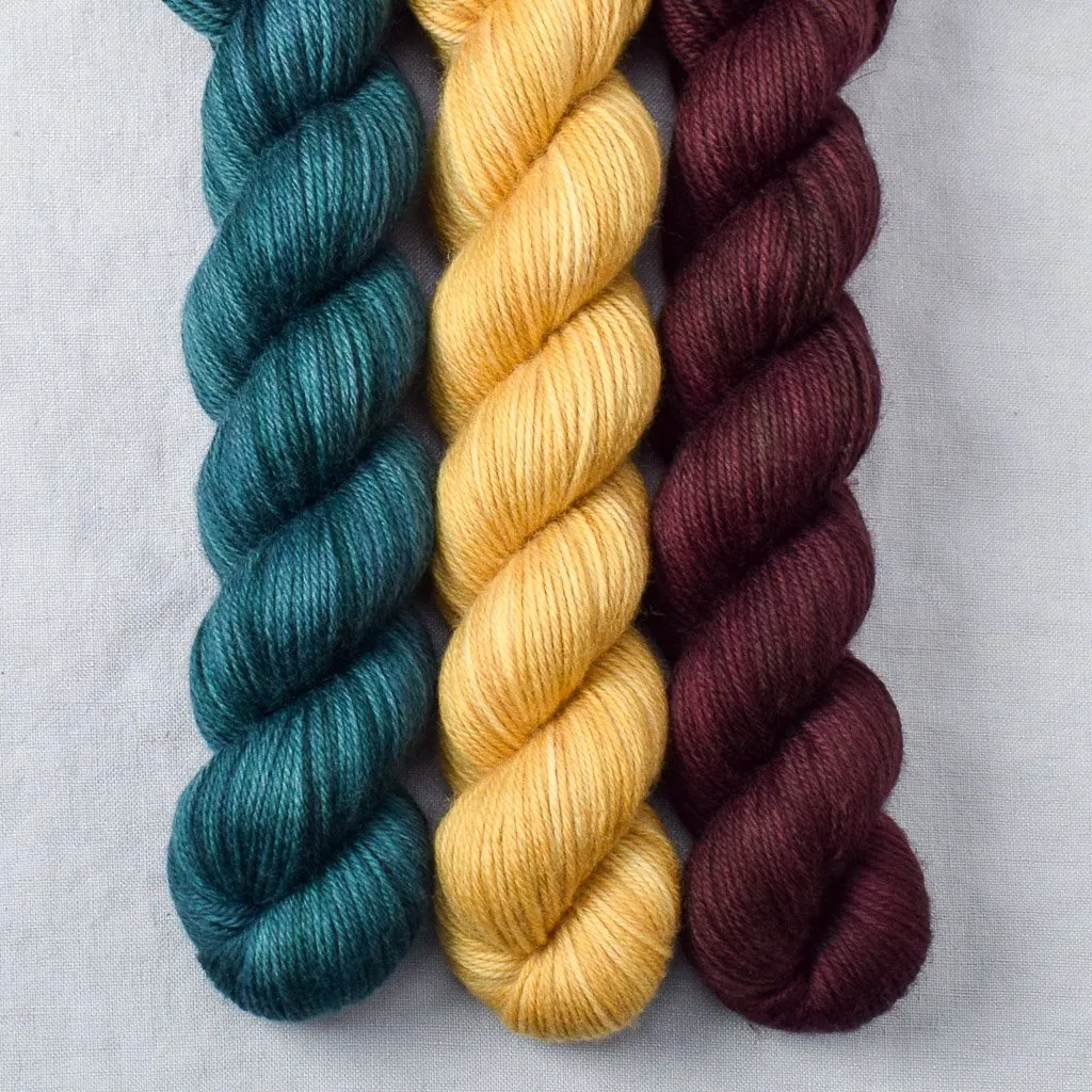 Billy Button, Blackwatch, Mahogany - Yowza Mini Trio