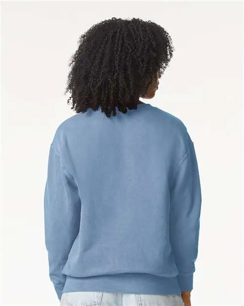 Comfort Colors Garment-Dyed Lightweight Fleece Crewneck Sweatshirt 1466