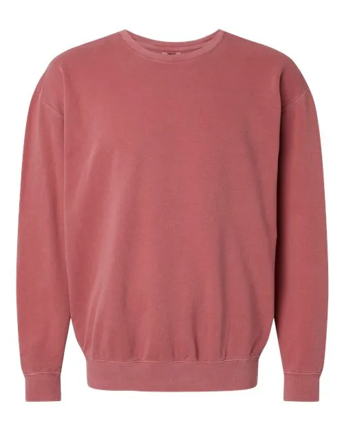 Comfort Colors Garment-Dyed Lightweight Fleece Crewneck Sweatshirt 1466
