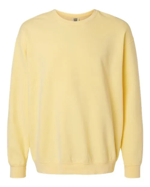 Comfort Colors Garment-Dyed Lightweight Fleece Crewneck Sweatshirt 1466