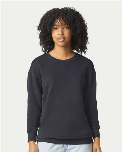 Comfort Colors Garment-Dyed Lightweight Fleece Crewneck Sweatshirt 1466