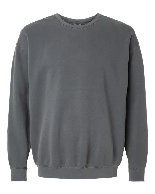 Comfort Colors Garment-Dyed Lightweight Fleece Crewneck Sweatshirt 1466