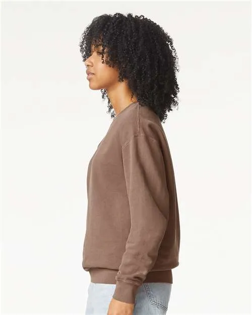 Comfort Colors Garment-Dyed Lightweight Fleece Crewneck Sweatshirt 1466