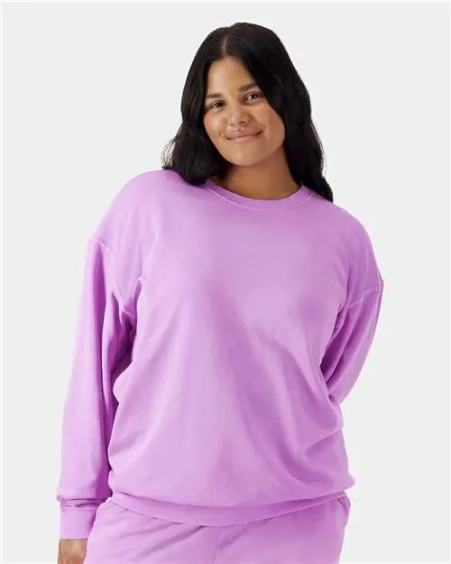 Comfort Colors Garment-Dyed Lightweight Fleece Crewneck Sweatshirt 1466