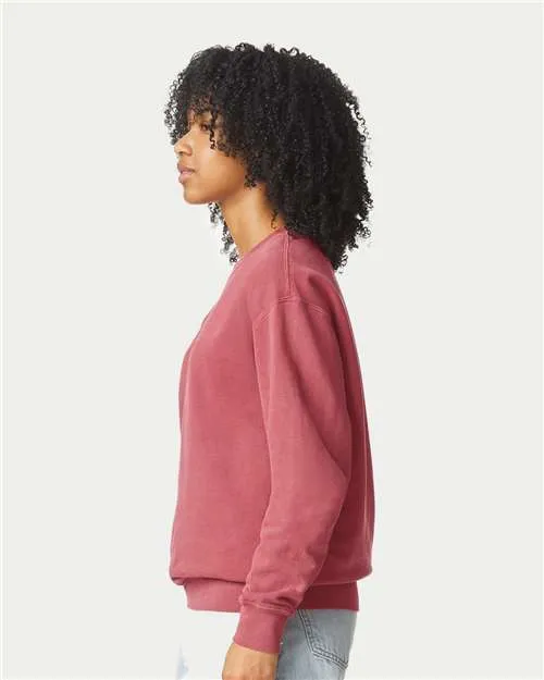 Comfort Colors Garment-Dyed Lightweight Fleece Crewneck Sweatshirt 1466