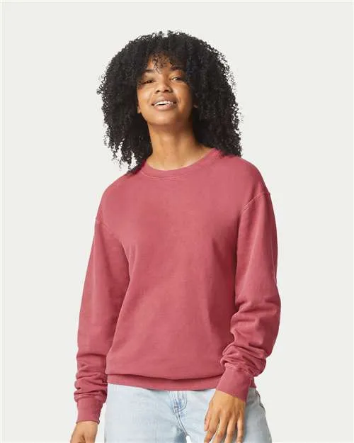 Comfort Colors Garment-Dyed Lightweight Fleece Crewneck Sweatshirt 1466