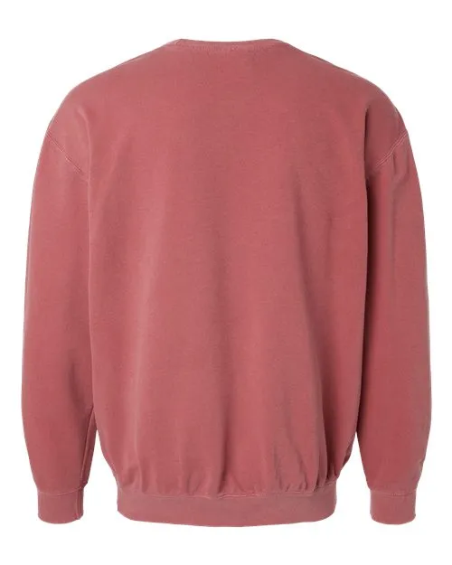Comfort Colors Garment-Dyed Lightweight Fleece Crewneck Sweatshirt 1466